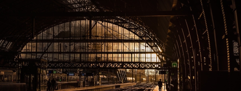 Image of a railway station