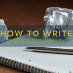 How to Write - the summary