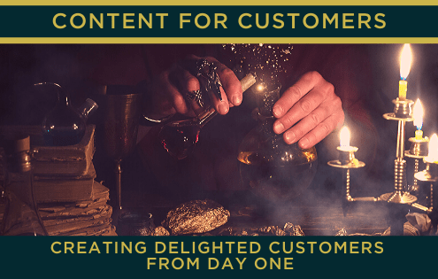 Using content to give a new customer a great experience