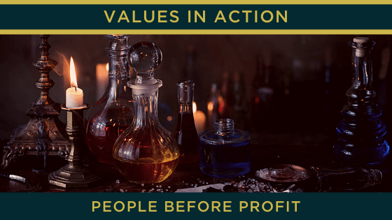 people before profit