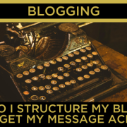 structure your blog